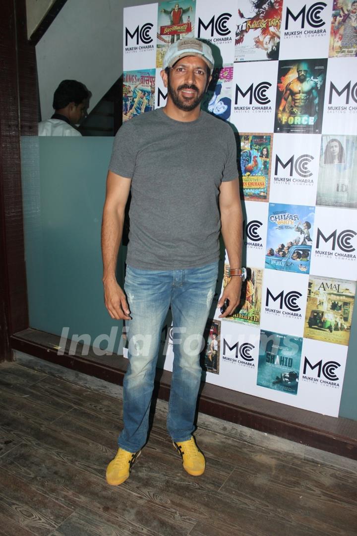 Kabir Khan was seen at the Launch of Mukesh Chhabra casting studio