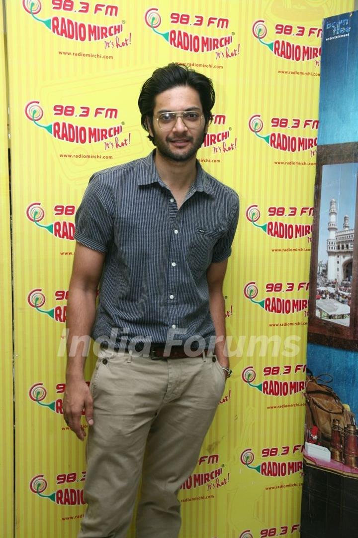 Ali Fazal with the Bobby Jasoos team at Radio Mirchi