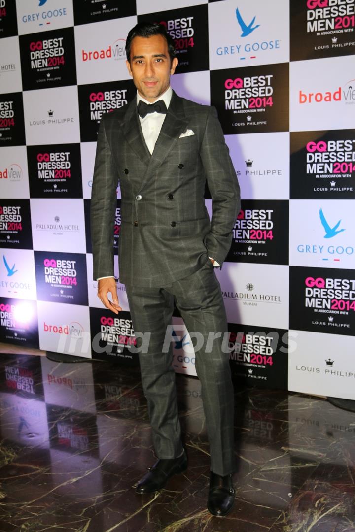 Rahul Khanna was at the GQ Best Dressed Men 2014