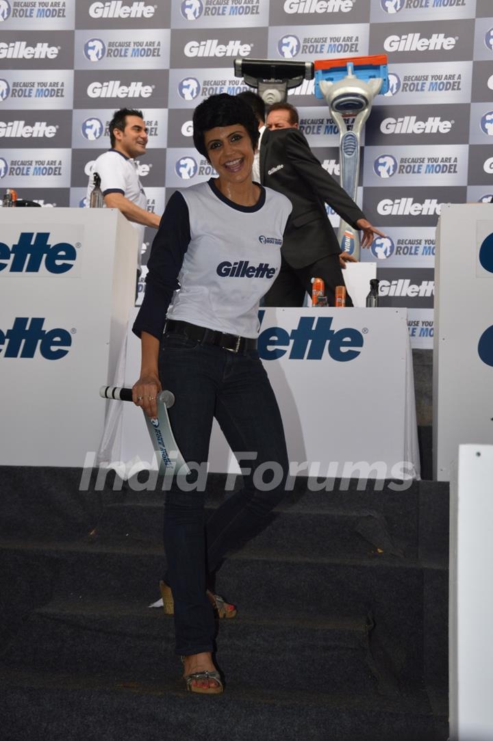 Mandira Bedi hosts the Gillette nationwide campaign 'Because You Are A Role Model'