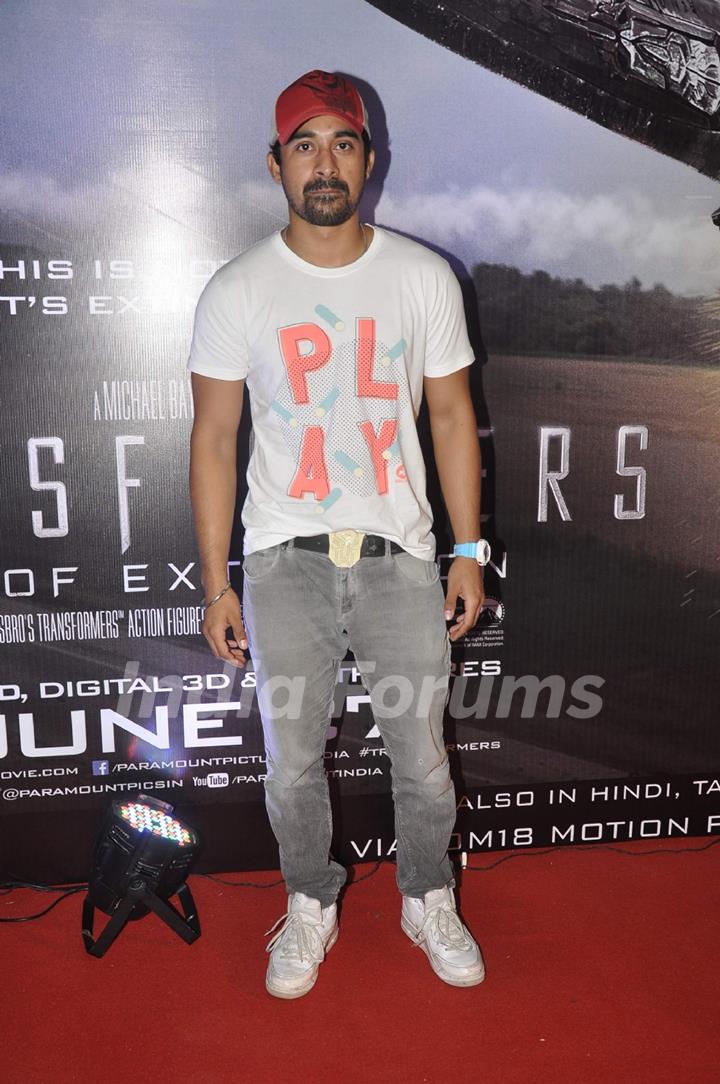 Rannvijay at Transformers Age of Extinction Premiere