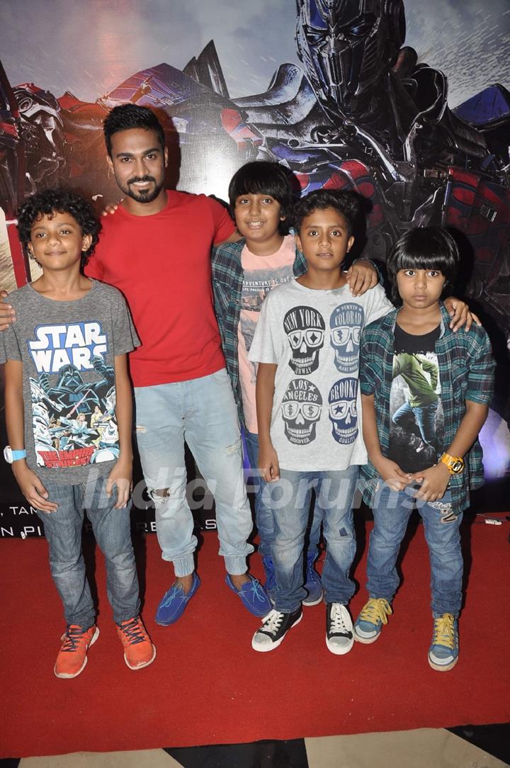 Salman Yusuf Khan at Transformers Age of Extinction Premiere