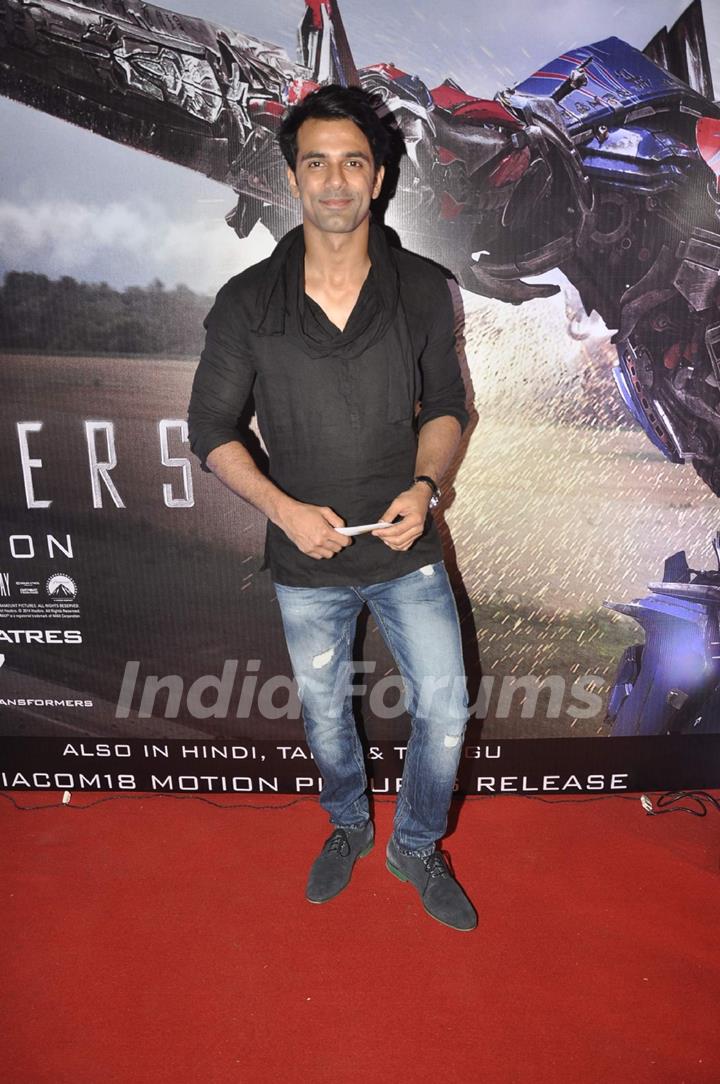 Anuj Sachdeva at Transformers Age of Extinction Premiere