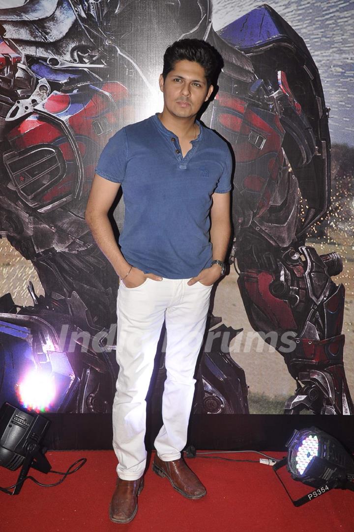 Vishal Malhotra was at Transformers Age of Extinction Premiere