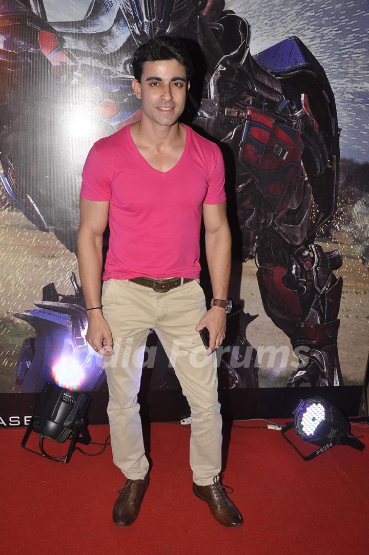 Gautam Rode at Transformers Age of Extinction Premiere