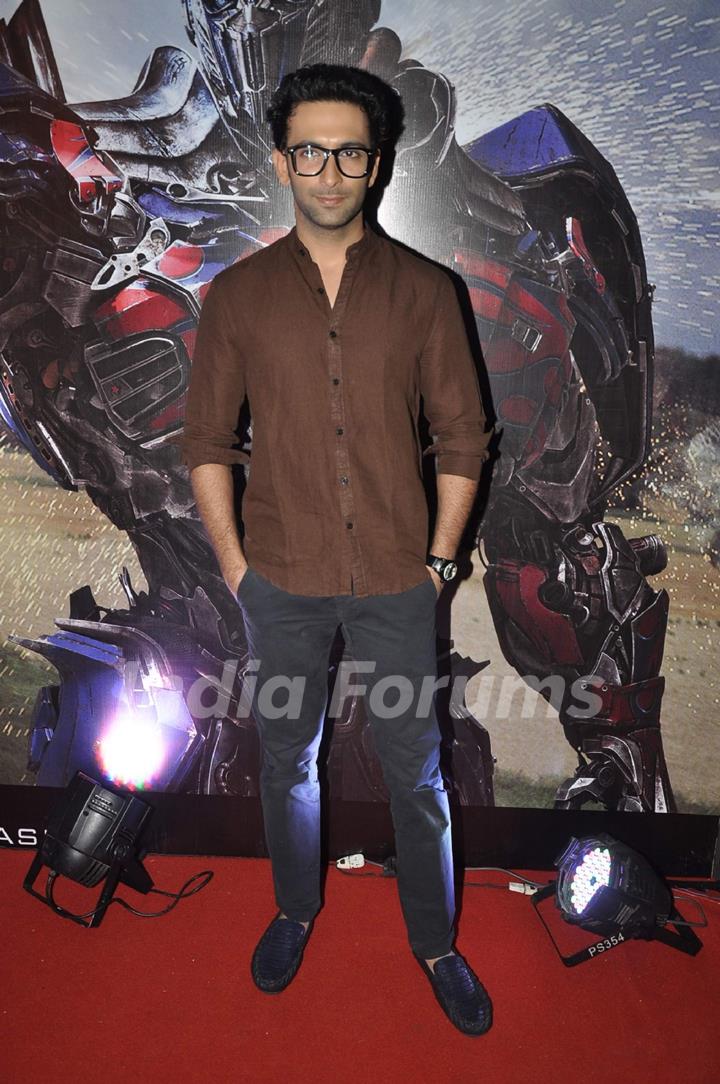 Nandish Sandhu was seen at Transformers Age of Extinction Premiere