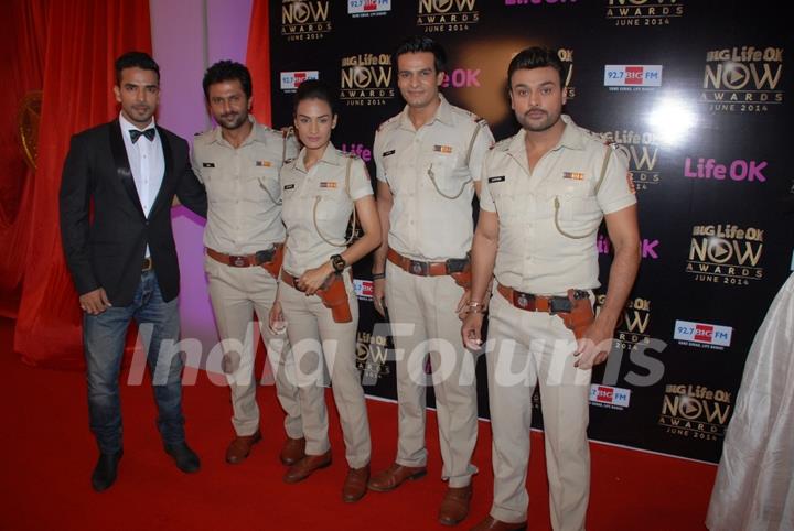 Cast of Shapath at Life OK Now Awards .