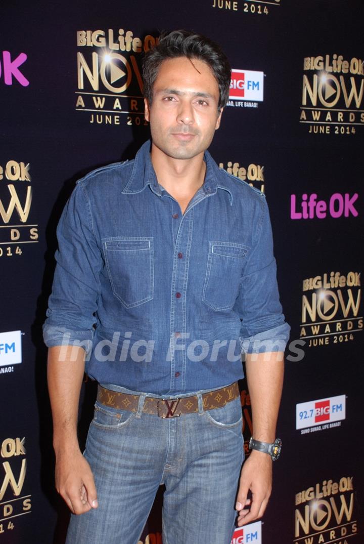 Iqbal Khan at Life OK Now Awards .