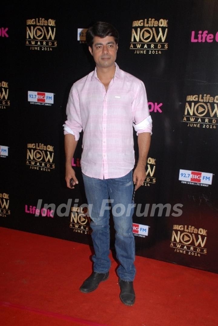 Sushant Singh at Life OK Now Awards .