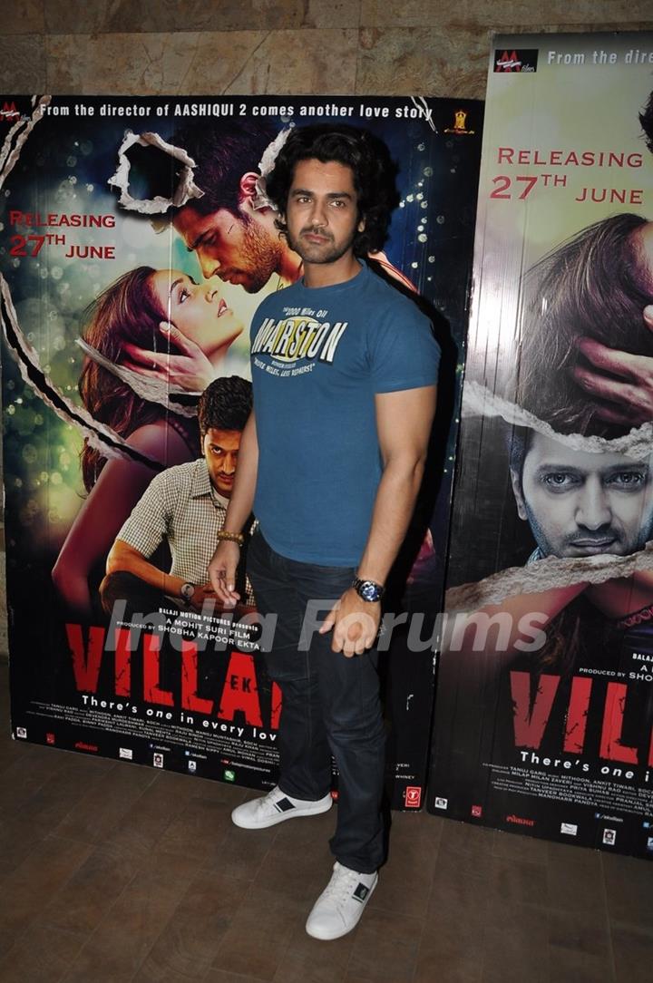 Arjan Bajwa at Ek Villain Special Screening.
