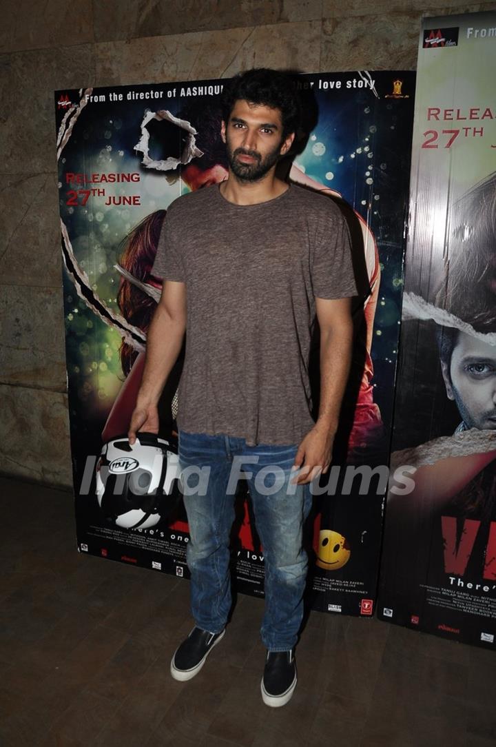 Aditya Roy Kapur at Ek Villain's Special Screening.