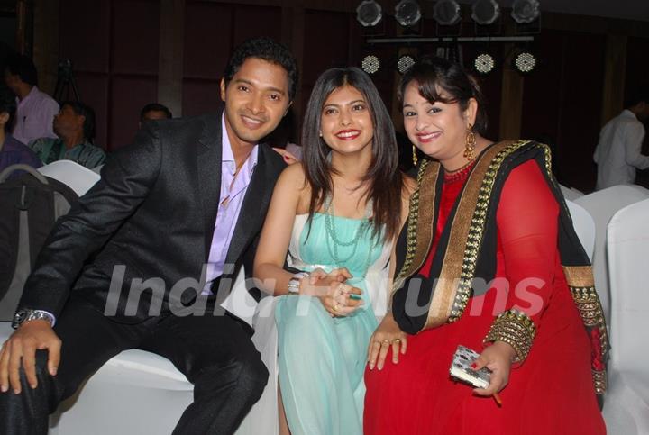 shreyas Talpade with his wife and guest at the Poshter Boyz Launch at Levo