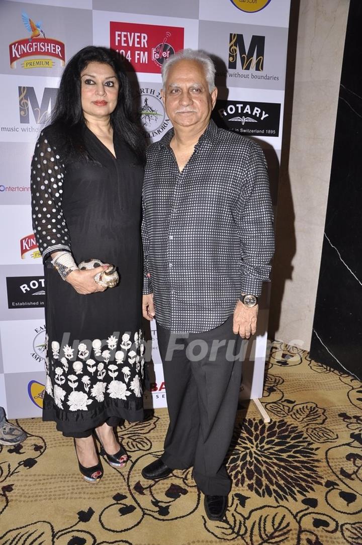 Ramesh Sippy and Kiran Juneja at the Music Mania Event