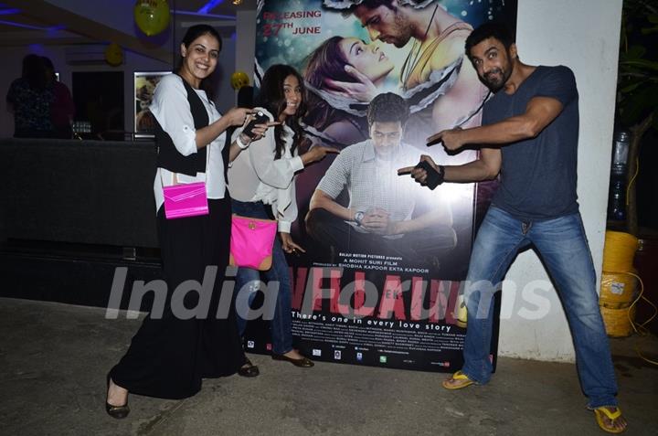 Genelia ,Samita and Ashish Cheer for ek villain