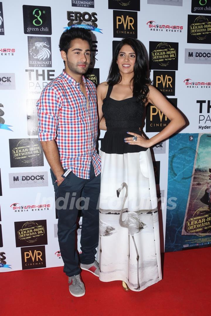 Armaan Jain and Deeksha Seth at Press Conference