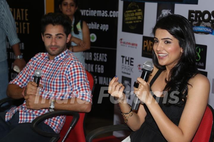 Armaan Jain and Deeksha Seth addresses the at media