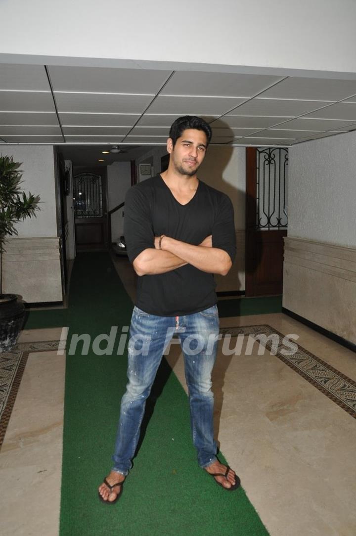 Sidharth Malhotra at the success party of Ek Villain