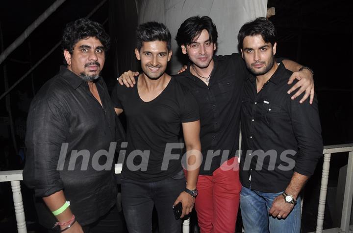 Ravi Dubey and Rajan Shahi were seen at Vivian Dsena's Birthday Party