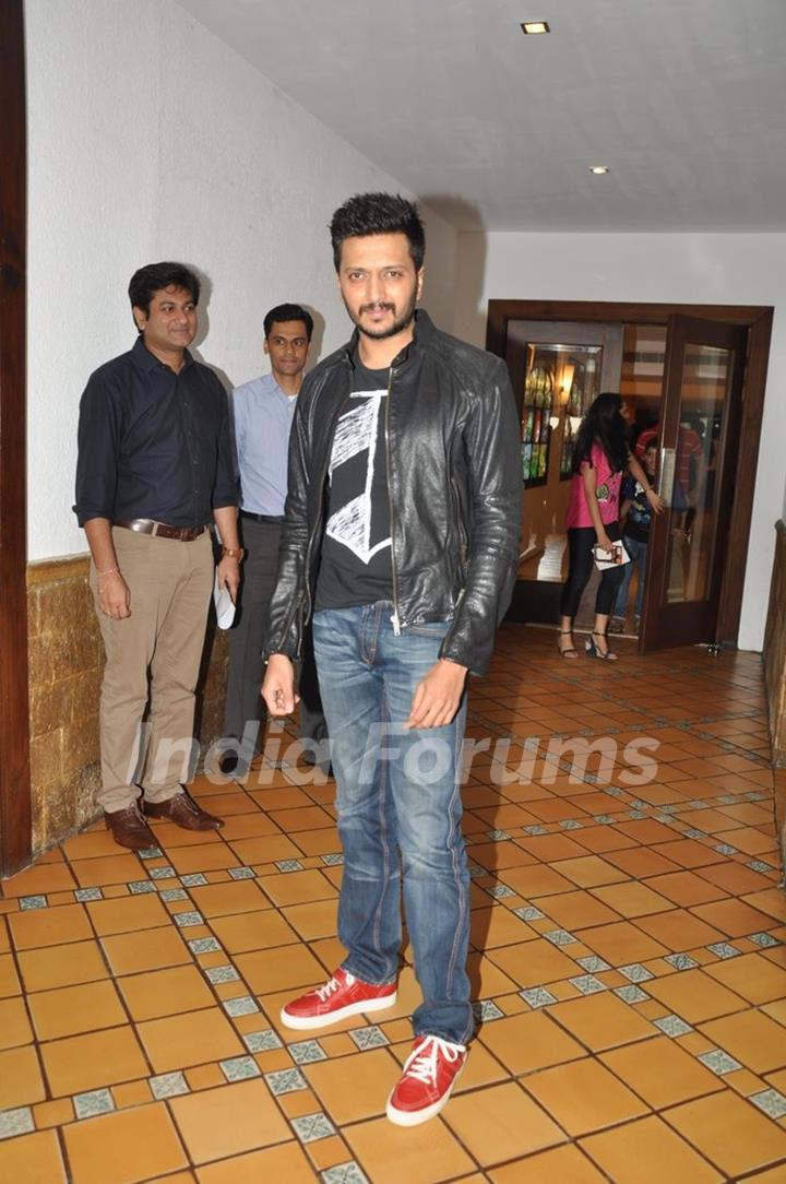 Riteish Deshmukh at the Success Party of Ek Villain