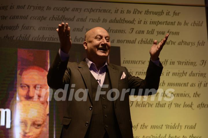 Scene from The Anupam Kher show