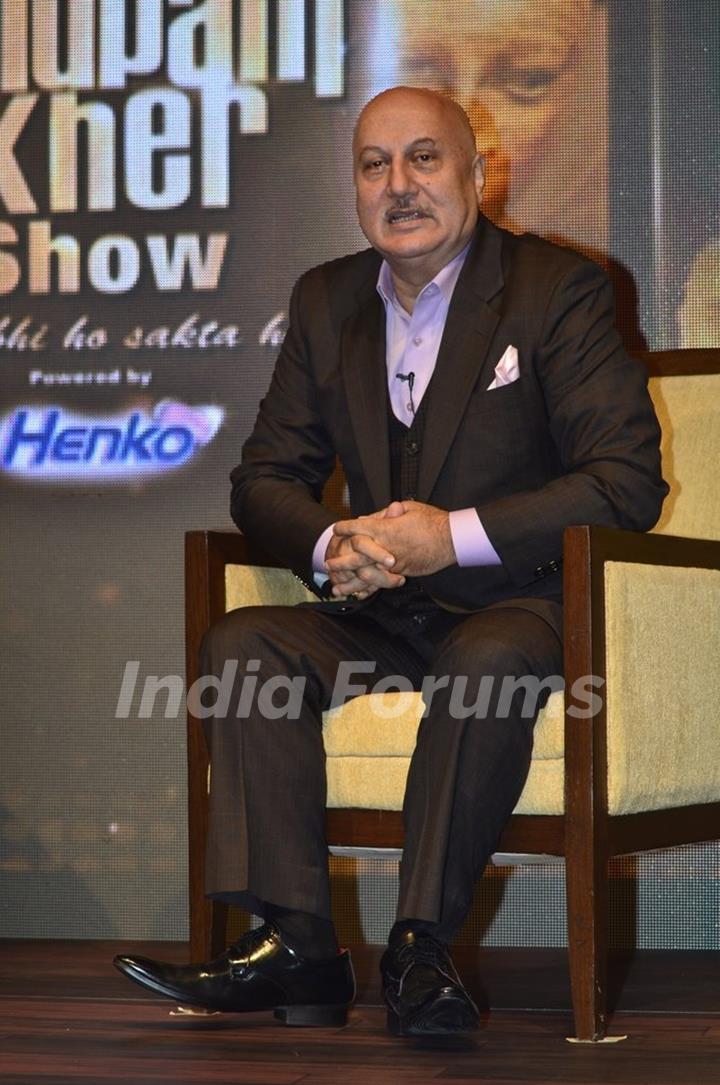 Press Meet of The Anupam Kher Show