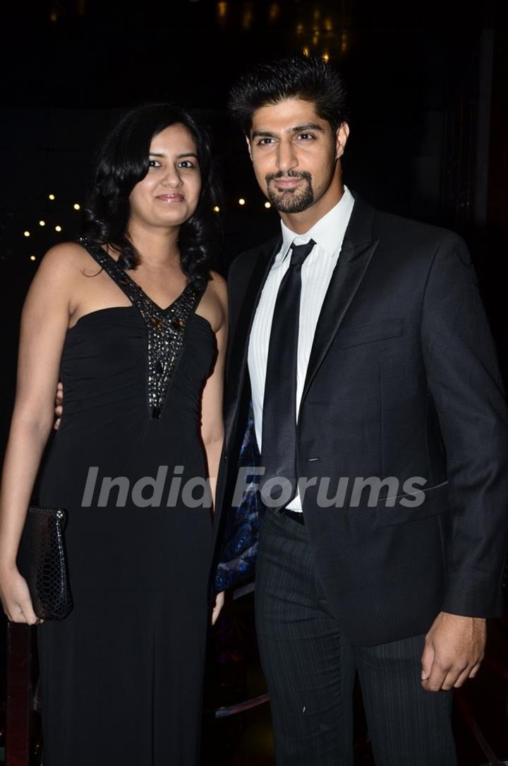Tanuj Virwani was seen with a friend at the FHM Sexiest Women party