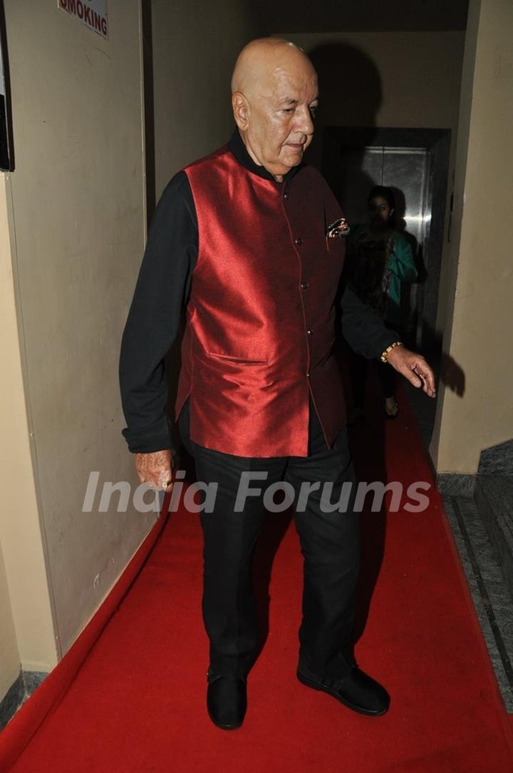 Prem Chopra at the Special Premier of Lekar Hum Deewana Dil