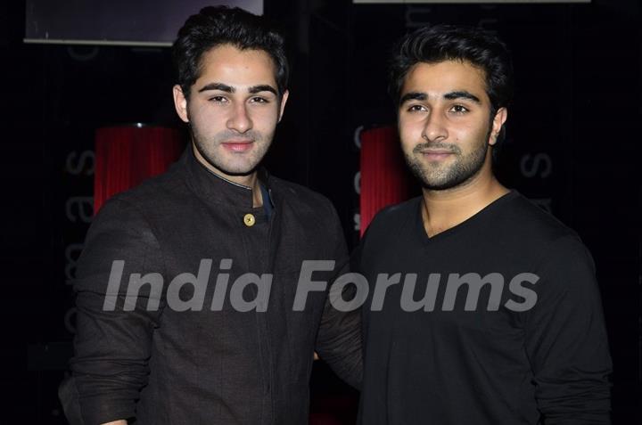 Armaan Jain with his brother Aadar Jain at the Special Screening of Lekar Hum Deewana Dil