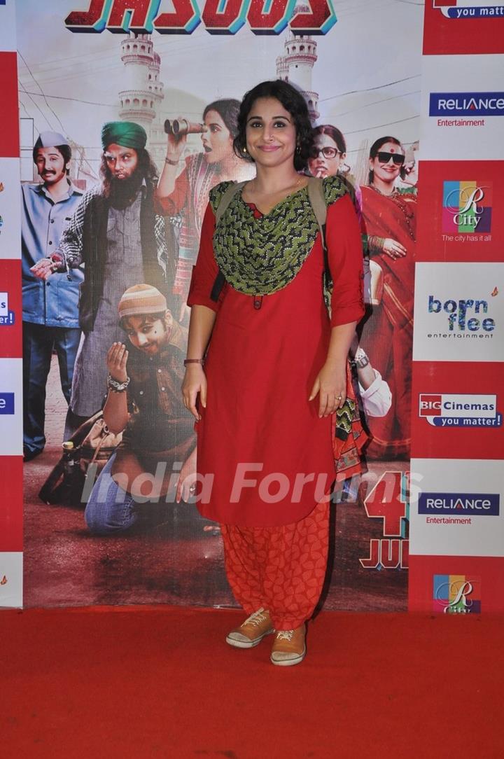 Vidya Balan at the promotions of Bobby Jasoos at R City Mall