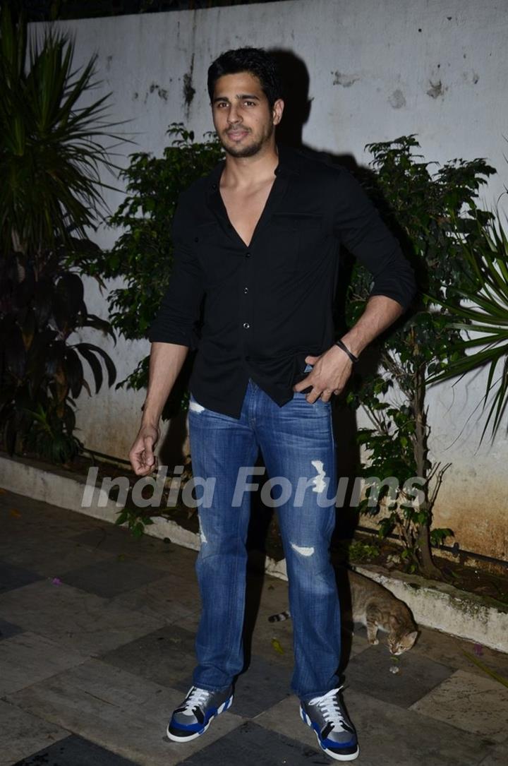 Sidharth Malhotra at Success Bash of Ek Villain