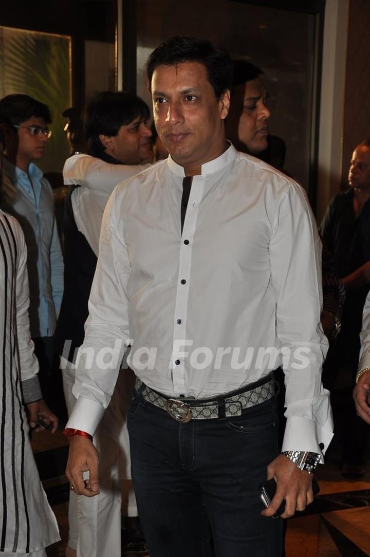 Madhur Bhandarkar was spotted at Baba Siddiqie's Iftar Party