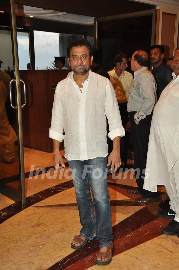 Anees Bazmee was spotted at Baba Siddiqie's Iftar Party