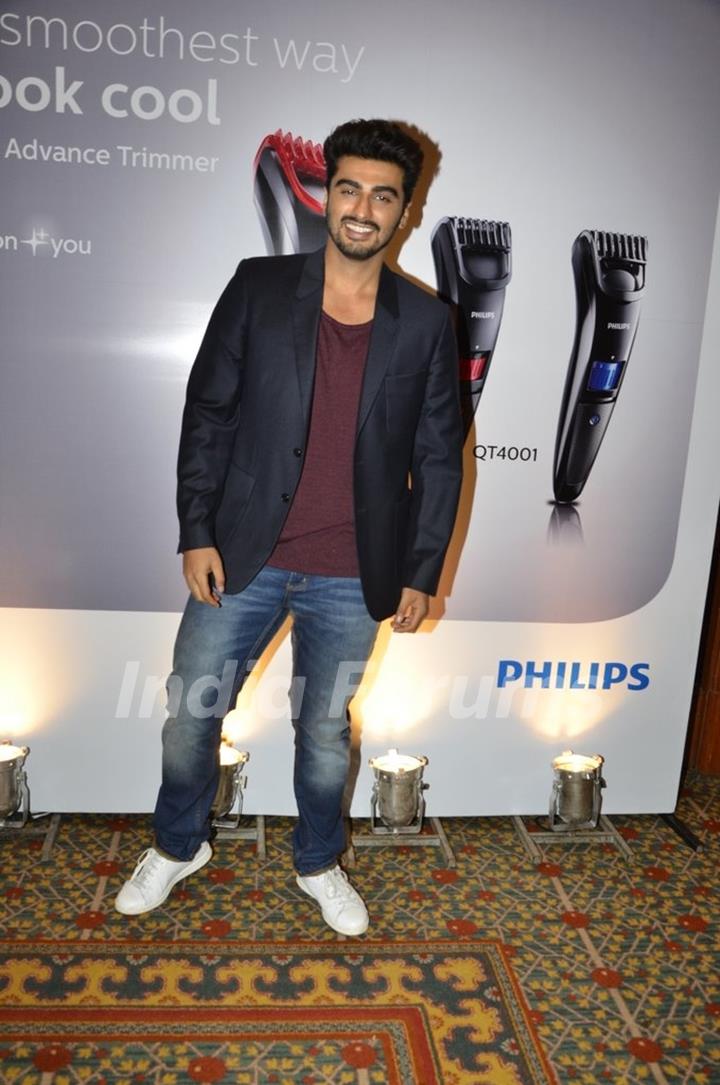 Brand Ambassador Arjun Kapoor Launches Philips Indias Male Grooming Range