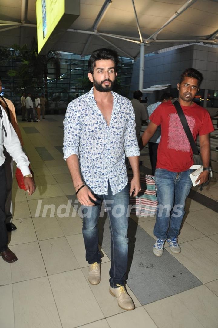 Jay Bhanushal spotted at  Airport