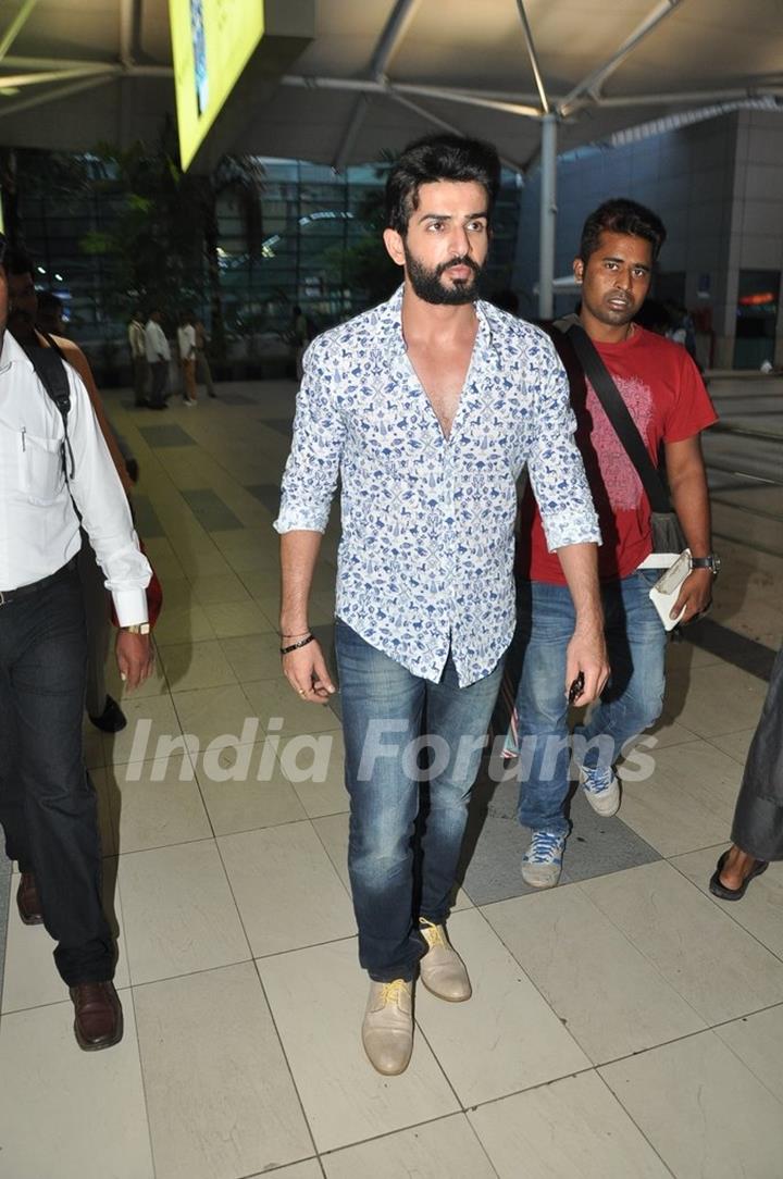 Jay Bhanushal spotted at the Airport