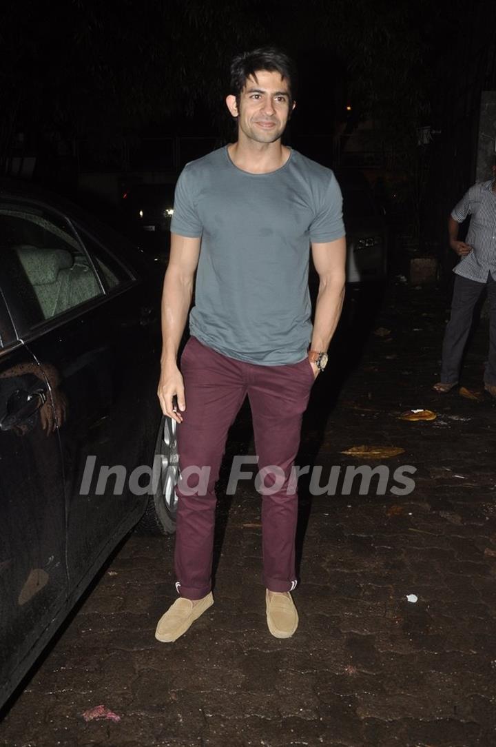 Hussain was spotted at the Screening of Lai Bhari