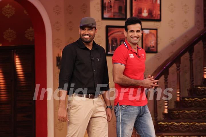 Irfan and Yusuf Pathan on Comedy Nights with Kapil