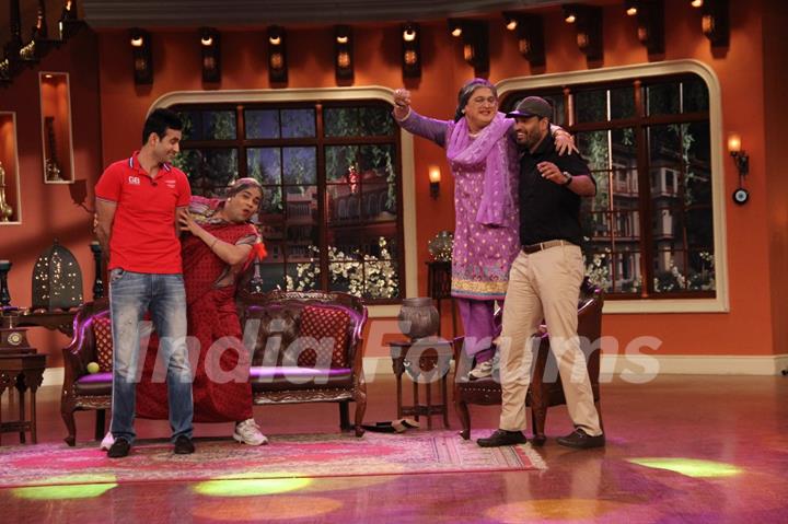 Irfan and Yusuf Pathan on Comedy Nights with Kapil