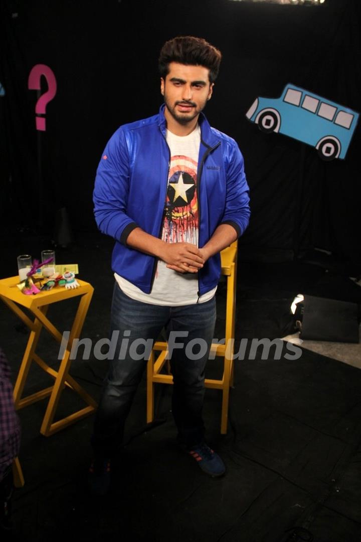 Arjun Kapoor on the sets of Captain Tiao