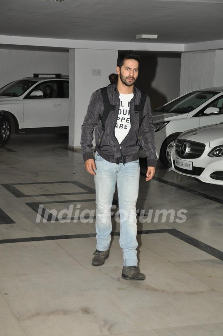 Varun Dhawan spotted at Karan Johar's Private Party