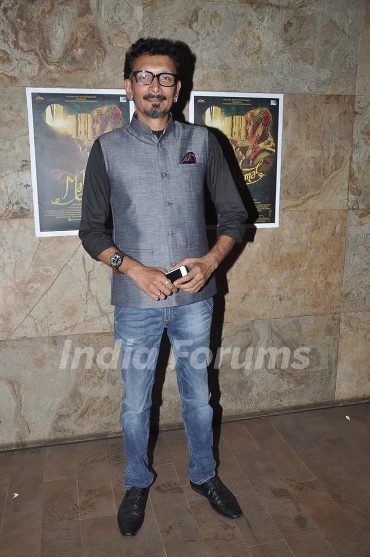 Abbas Syed at the Screening of the Short Film Makhmal