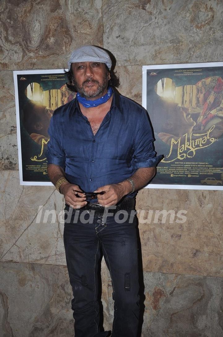 Jackie Shroff at the Screening of the Short Film Makhmal