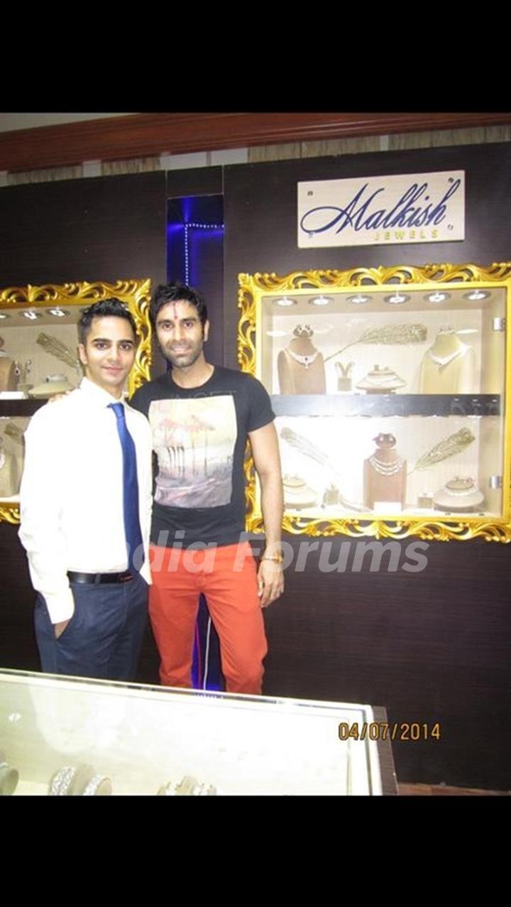 Sandip Soparrkar with Dev Balani