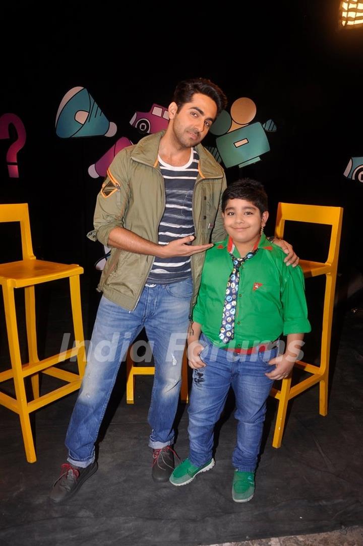 Ayushmann Khurrana with Sadhil Kapoor on Captain Tiao