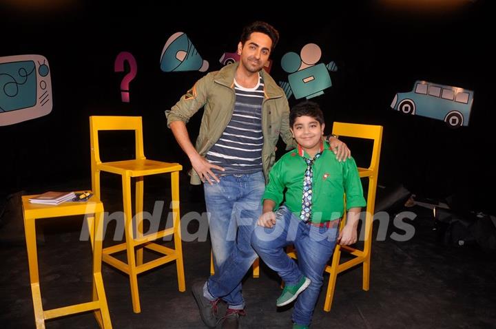 Ayushmann Khurrana with Sadhil Kapoor on Captain Tiao