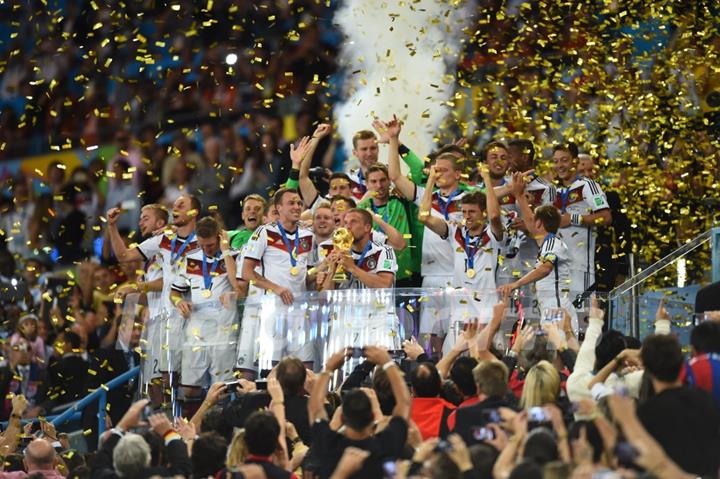 The German Team celebrates their Victory