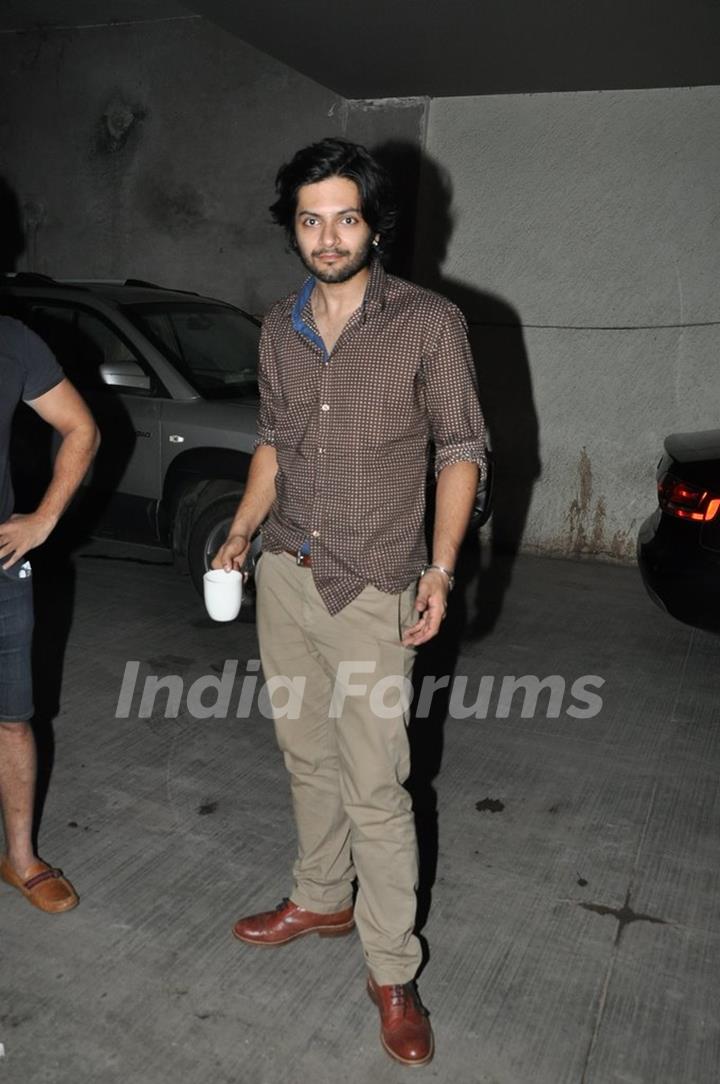 Ali Fazal was spotted at the Screening of Amit Sahni Ki List