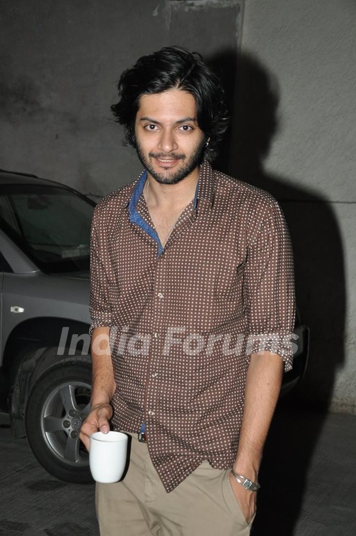 Ali Fazal poses for the media at the Screening of Amit Sahni Ki List