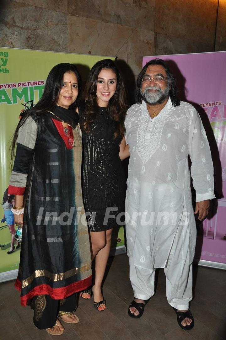 Anindita Naiyar with Prahlad Kakkar and his wife