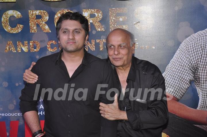 Mohit Suri with Mahesh Bhatt at the Success Bash of Ek Villain